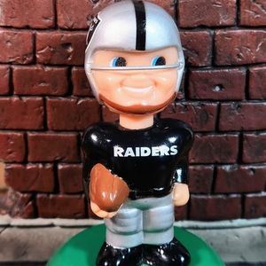 Vintage Oakland Raiders ( NFL) Football Toy Music Booble Head • 4"-Tall  .